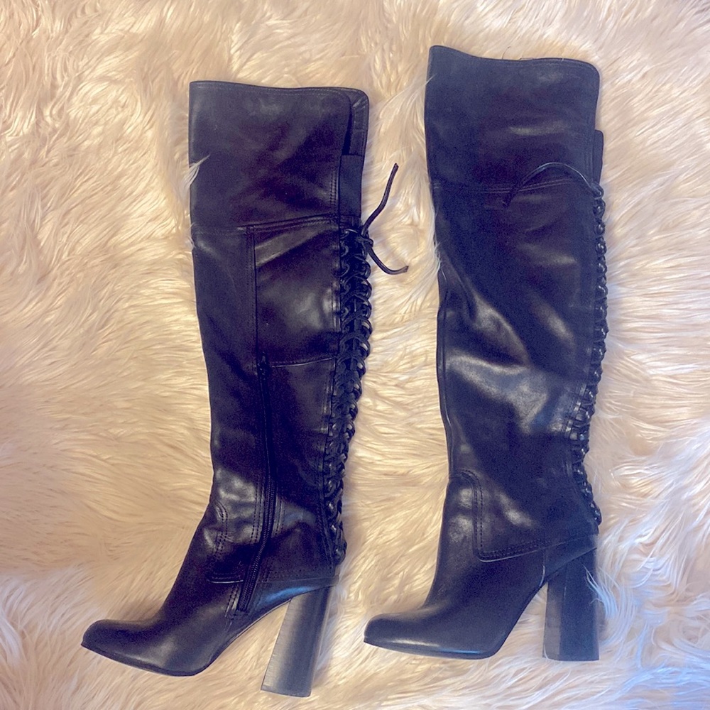 “VINCE CAMUTO OVER THE KNEE BOOTS”